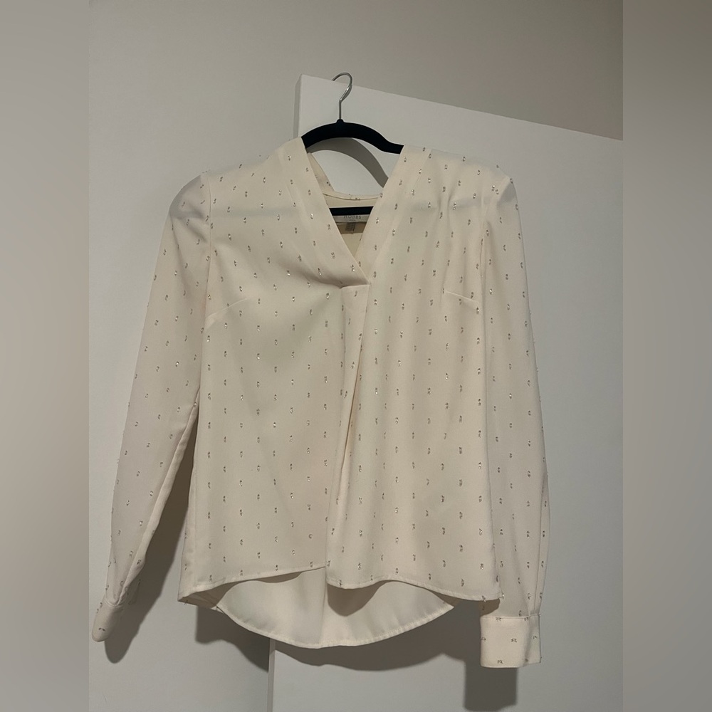 Hobbs - embroidered blouse